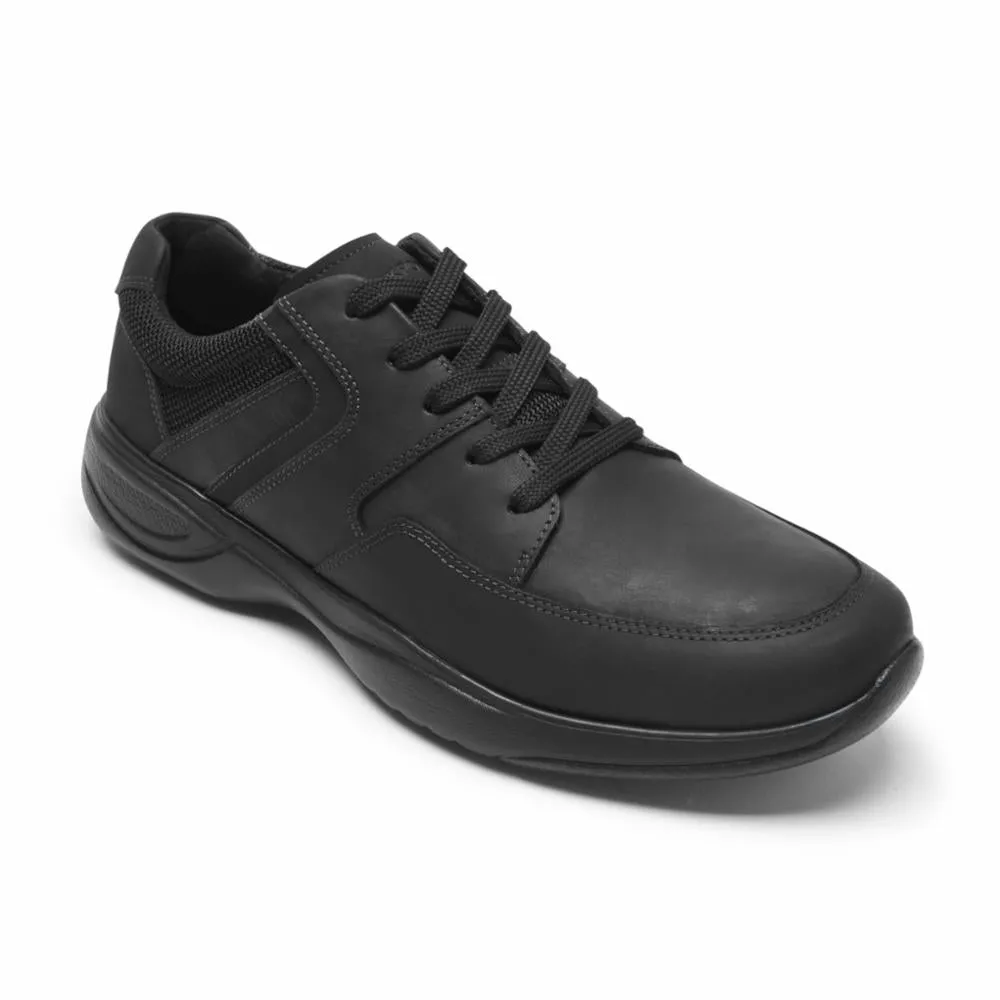 Rockport Men METRO PATH BLUCHER BLACK LEA sold by Rockport