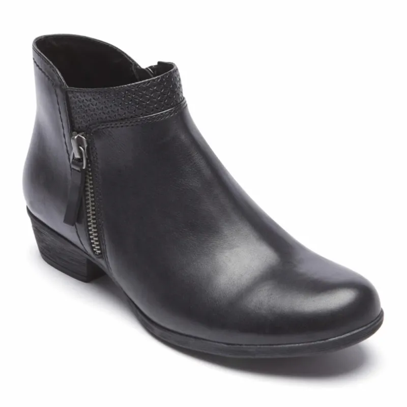 Rockport Women CARLY BOOTIE BLACK/LEATHER sold by Rockport