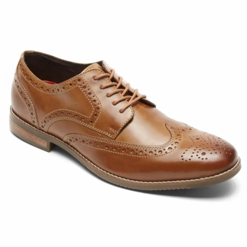 Rockport Men STYLE PURPOSE WING TIP TAN sold by Rockport