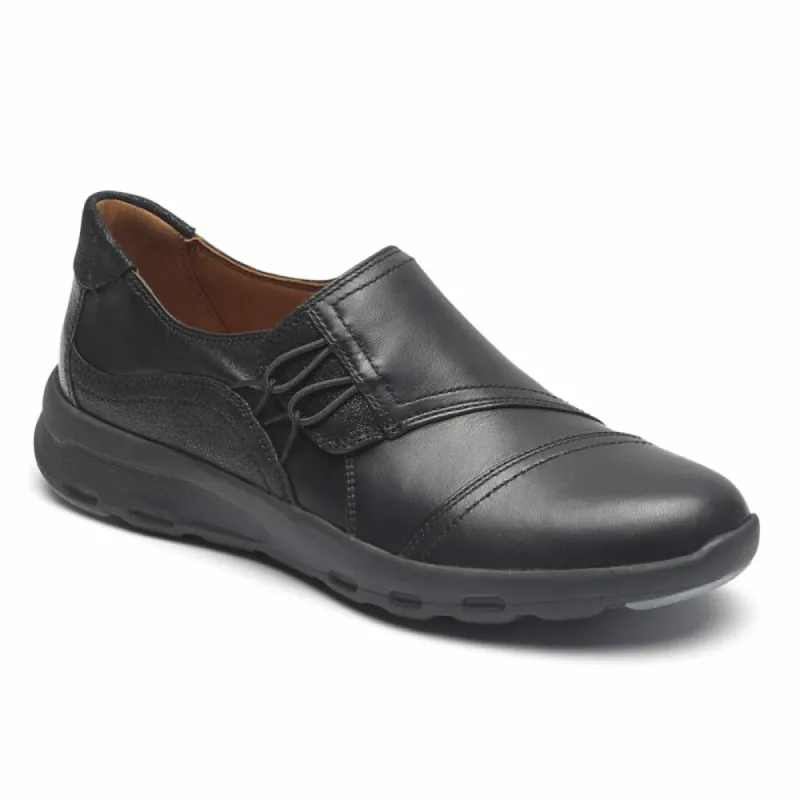Rockport Women LETS WALK HIVAMP SLIP-ON BLACK/LEATHER sold by Rockport