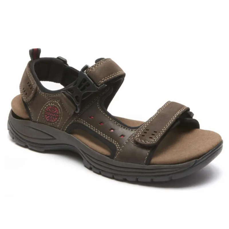 Dunham NEWPORT NOLAN ADJUSTABLE SANDAL BROWN sold by Rockport