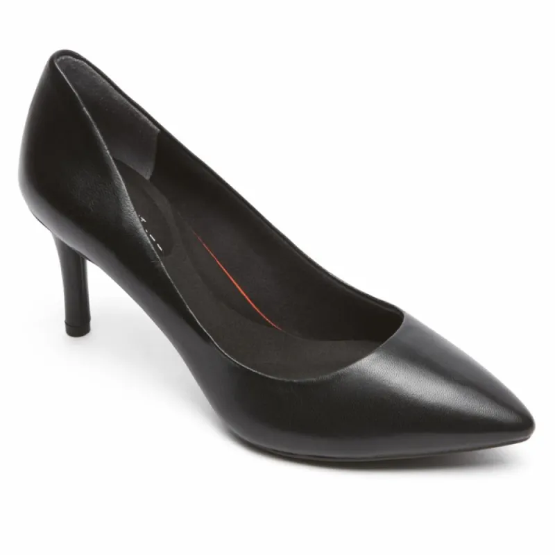 Rockport Women TOTAL MOTION 75mmPTH PLAIN PUMP BLACK/LEATHER sold by Rockport