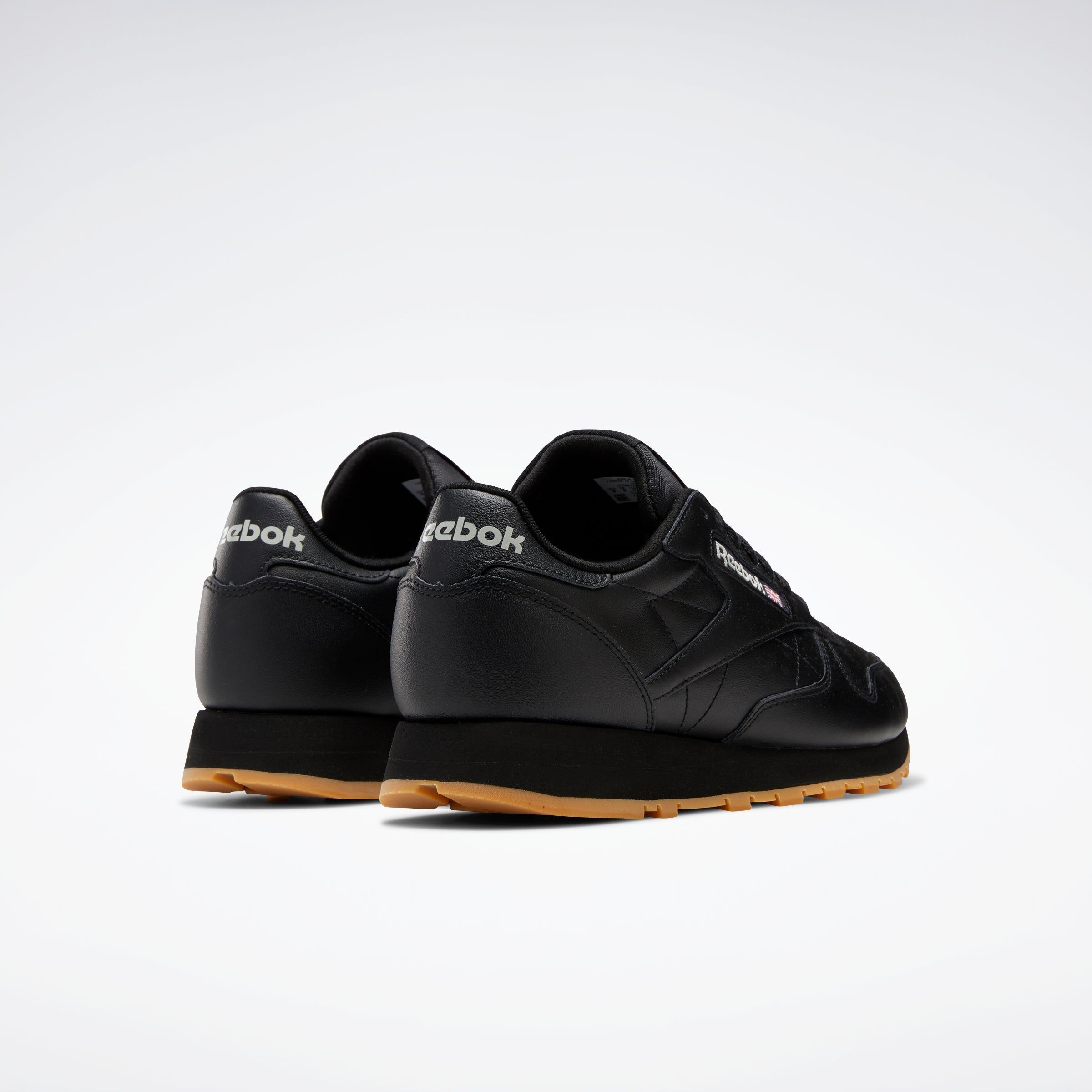 Reebok Footwear Men Classic Leather Shoes Cblack/Pugry5/Rbkg03 sold by Rockport product image thumbnail 4