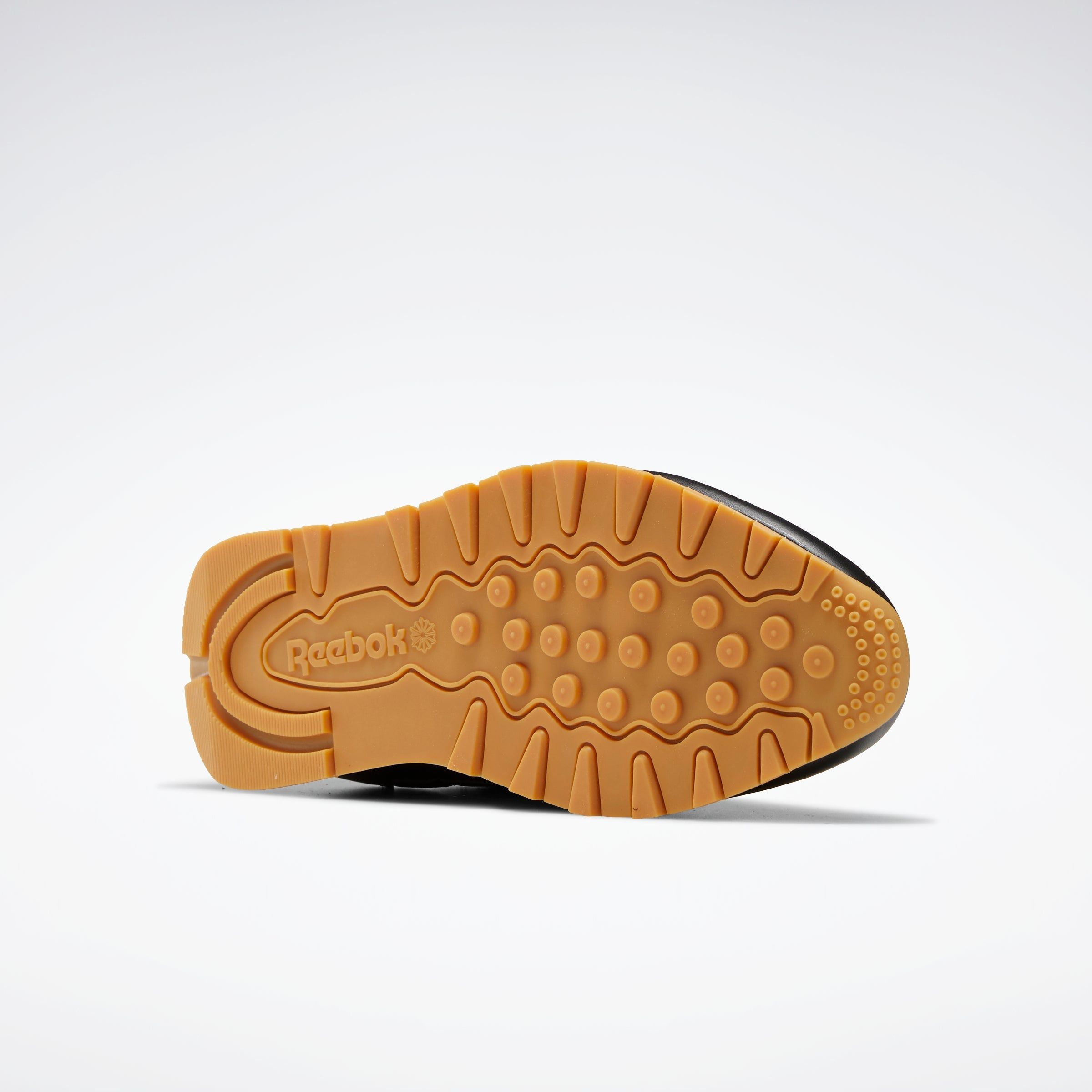 Reebok Footwear Men Classic Leather Shoes Cblack/Pugry5/Rbkg03 sold by Rockport product image thumbnail 5