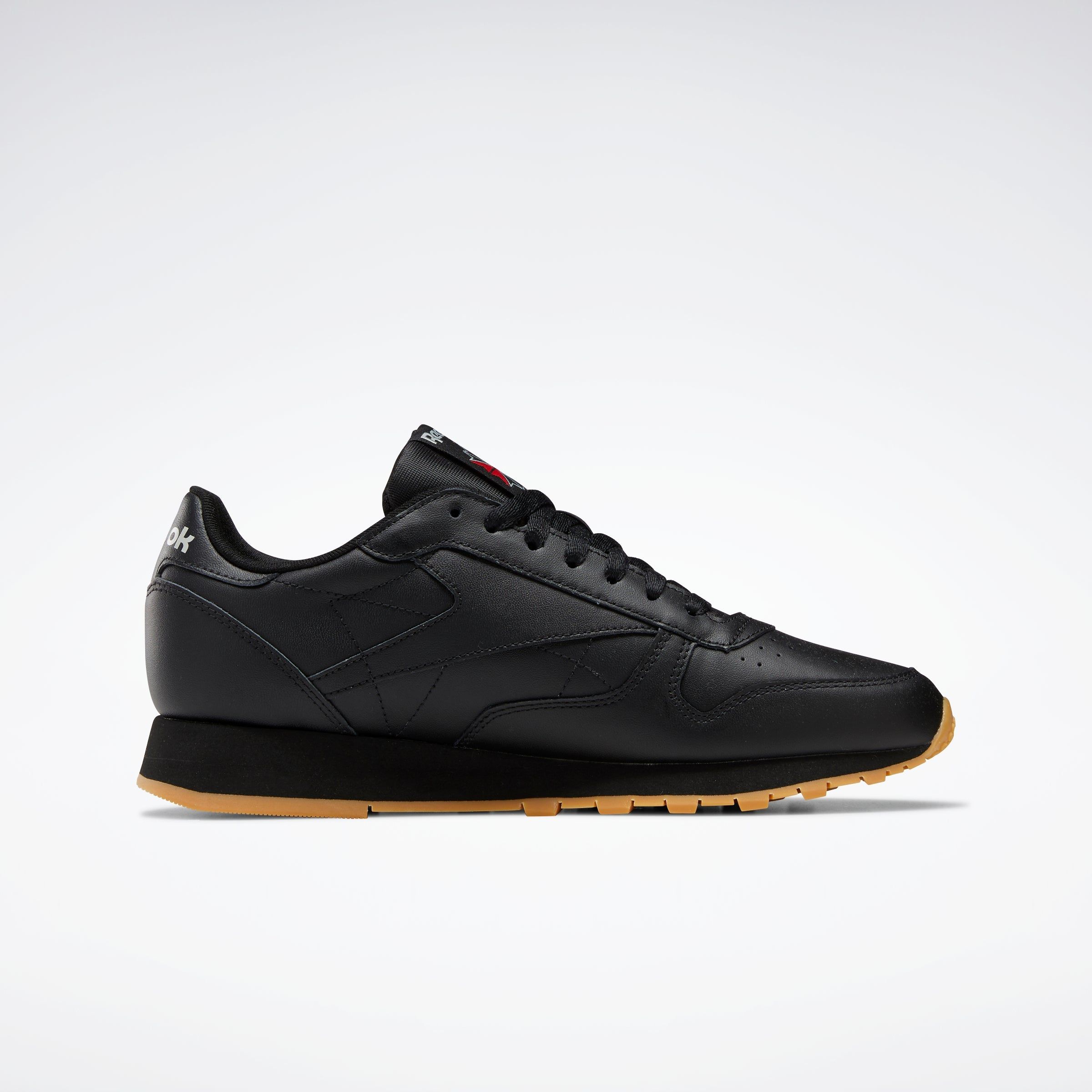 Reebok Footwear Men Classic Leather Shoes Cblack/Pugry5/Rbkg03 sold by Rockport product image thumbnail 2