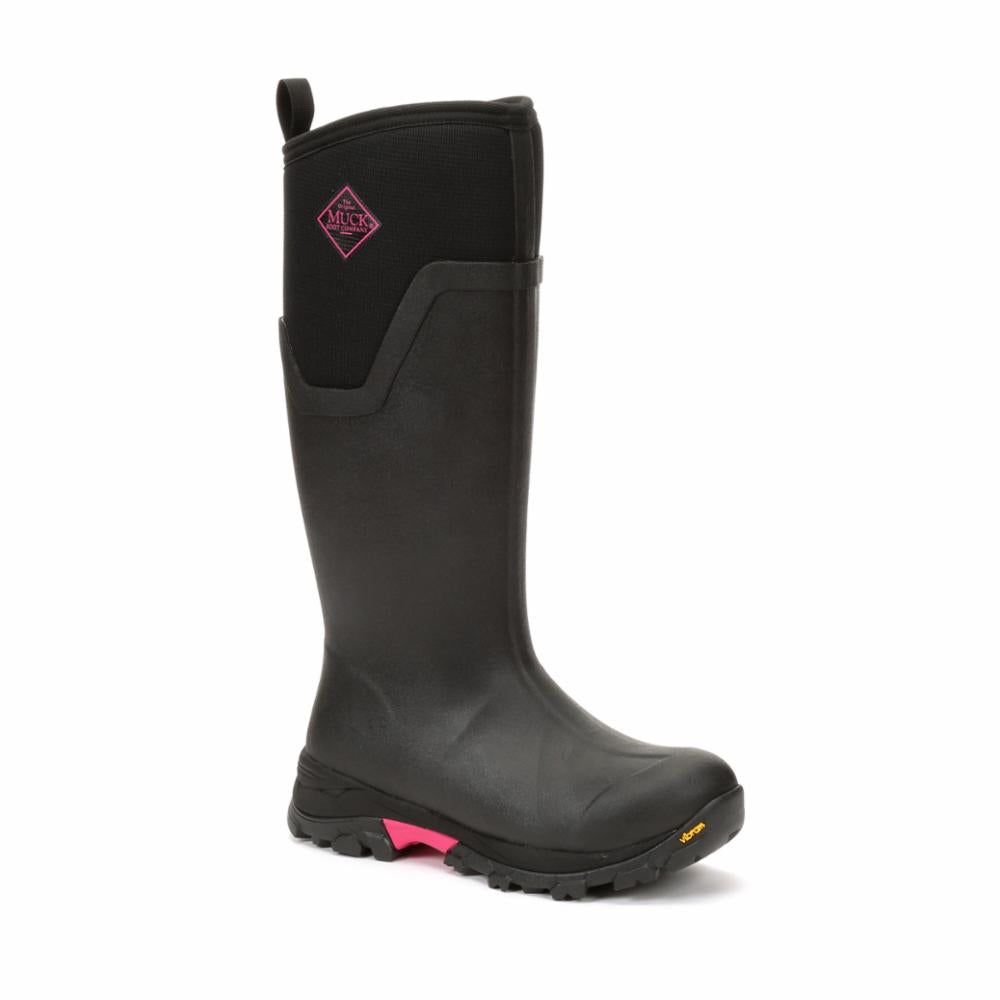 Muck Footwear Women ARCTIC ICE VIBRAM ARCTIC GRIP ALL TERRAIN TALL BLACK/HOTPINK sold by Rockport product image thumbnail 3