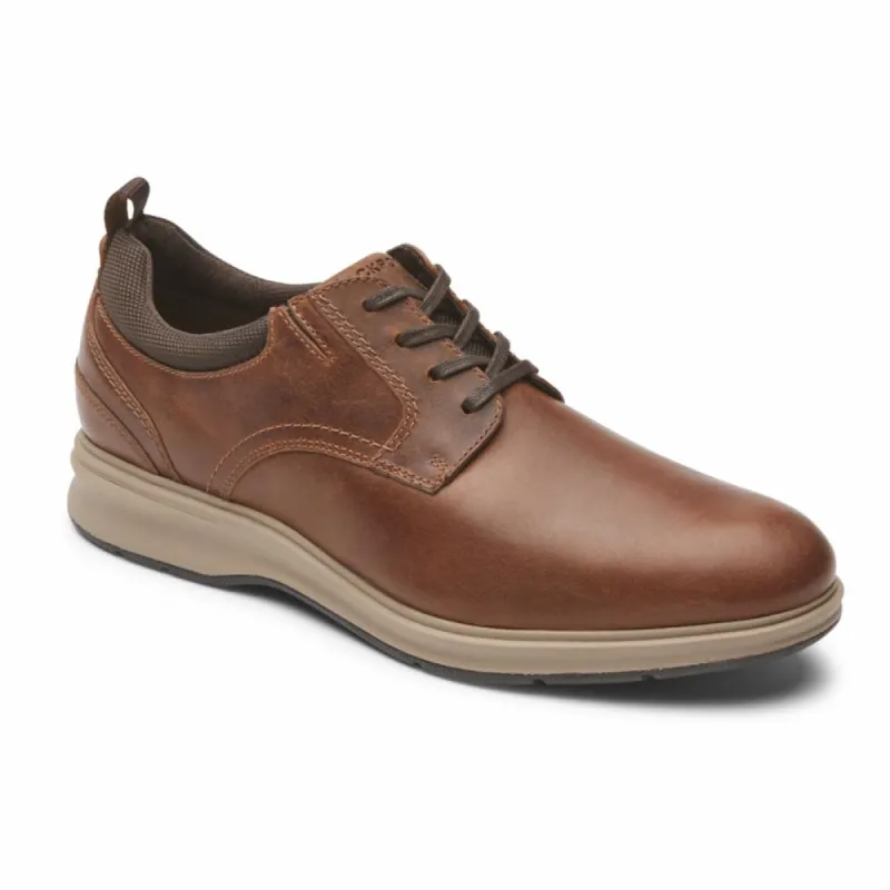 Rockport Men TOTAL MOTION CITY PLAINTOE LEATHER BROWN sold by Rockport