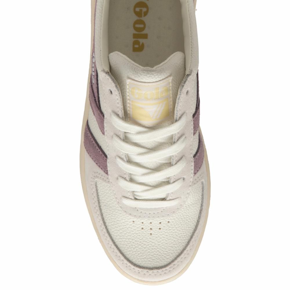 Gola Women GRANDSLAM TRIDENT WHITE/LILY/LEMON sold by Rockport product image thumbnail 4
