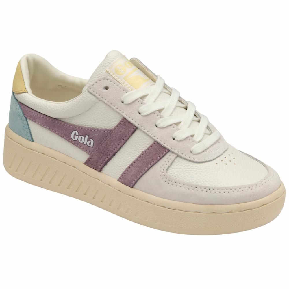 Gola Women GRANDSLAM TRIDENT WHITE/LILY/LEMON sold by Rockport product image thumbnail 2