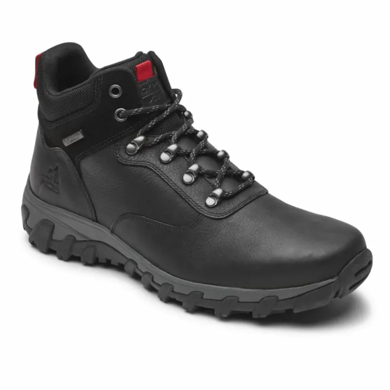 Rockport Men COLD SPRINGS PLUS BOOT II BLACK LEA/SDE WP sold by Rockport