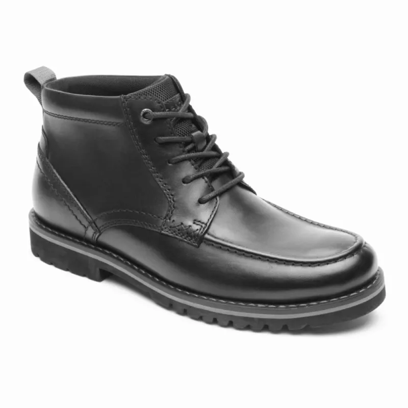 Rockport Men MITCHELL MOCBOOT BLACK sold by Rockport