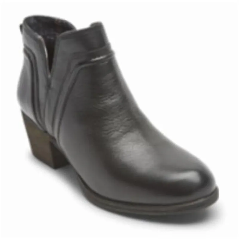 Cobb Hill ANISA VCUT BOOTIE BLACK sold by Rockport