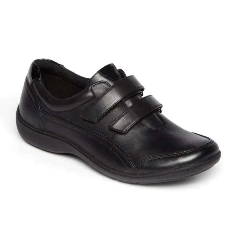 Aravon BROMLY DBL STRAP BLACK/LEATHER sold by Rockport