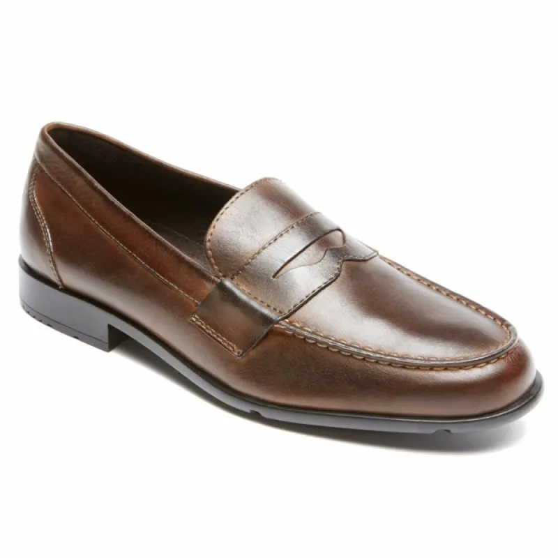 Rockport Men CLASSIC LOAFER LITE PENNY DARK BROWN sold by Rockport