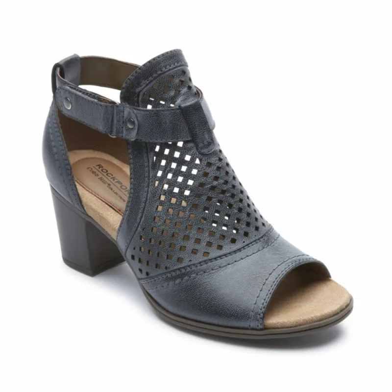 Cobb Hill HATTIE HI CUFF SANDAL BLACK HAZE sold by Rockport