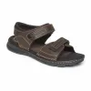 Rockport Men DARWYN QTR STRAP BROWN II/LEATHER sold by Rockport