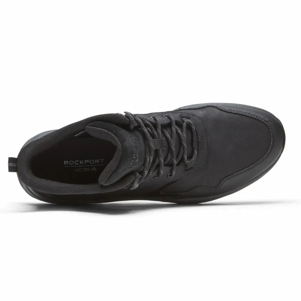 Rockport Men XCS PATHWAY WP MIDBOOT BLACK LEA/SDE/RIPSTOP sold by Rockport product image thumbnail 3