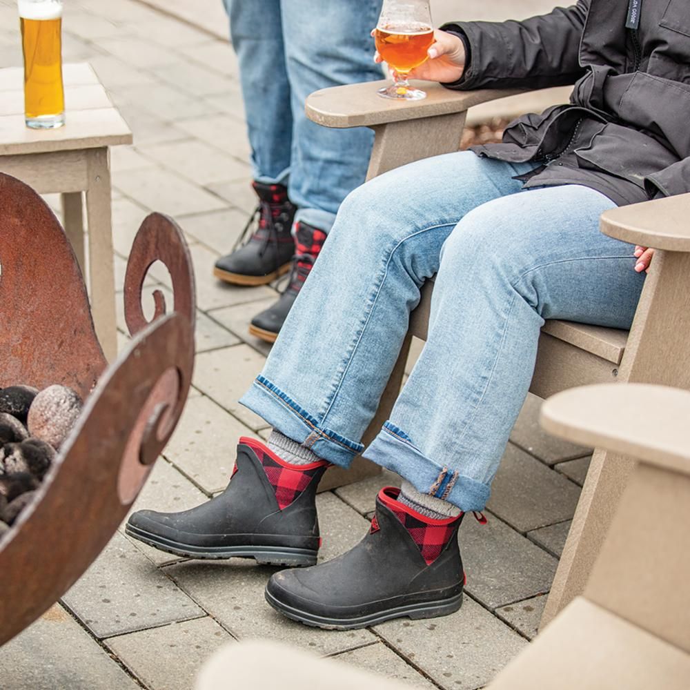 Muck Footwear Women ORIGINALS ANKLE BLACK/BUFFALOPLAIDPRINT sold by Rockport product image thumbnail 2