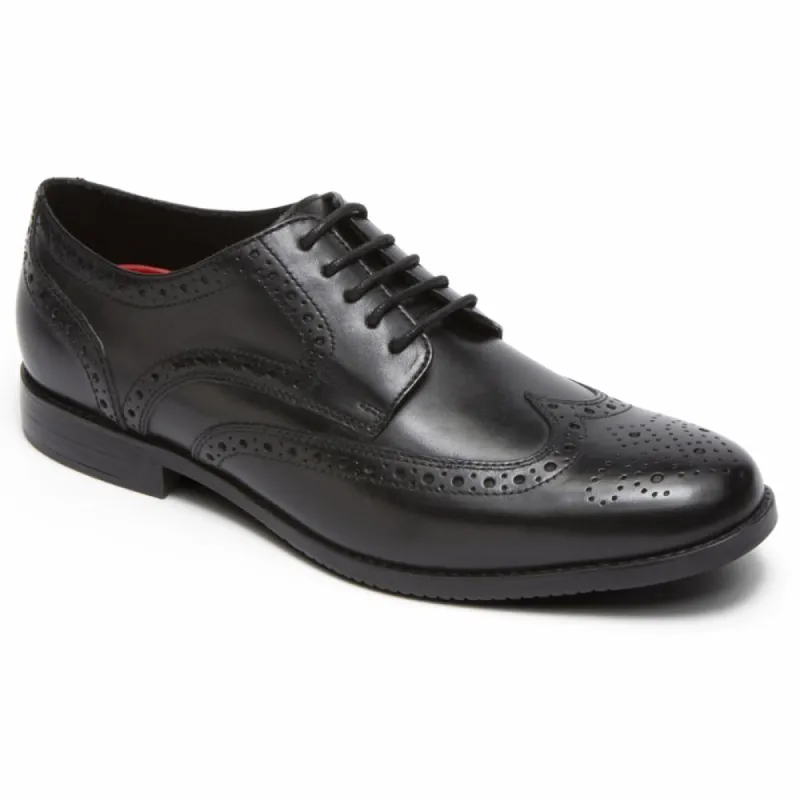 Rockport Men STYLE PURPOSE WING TIP BLACK sold by Rockport