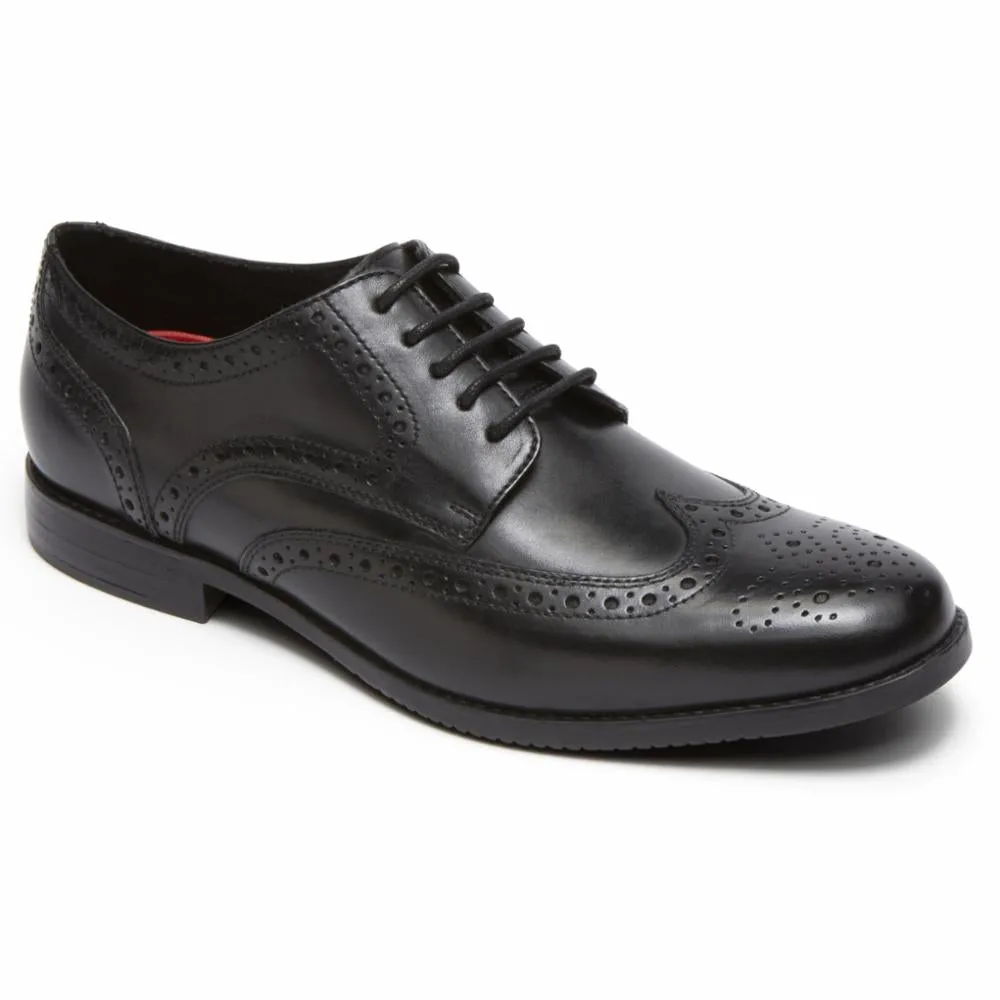 Rockport Men STYLE PURPOSE WING TIP BLACK sold by Rockport