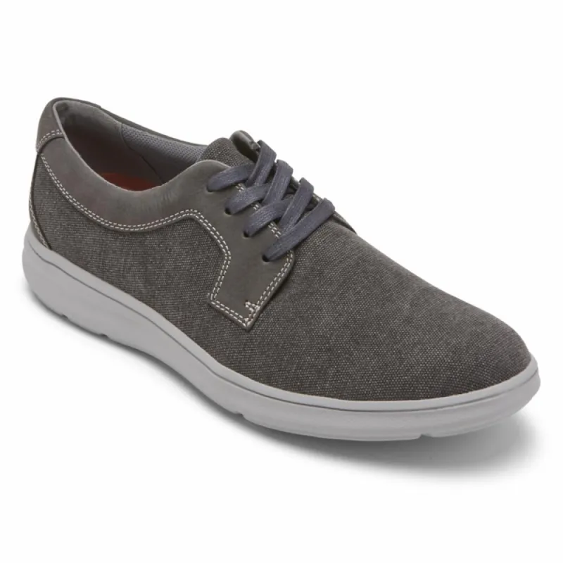 Rockport Men BECKWITH 4 EYE PLAIN TOE MAGNET CANVAS/NUBUCK sold by Rockport