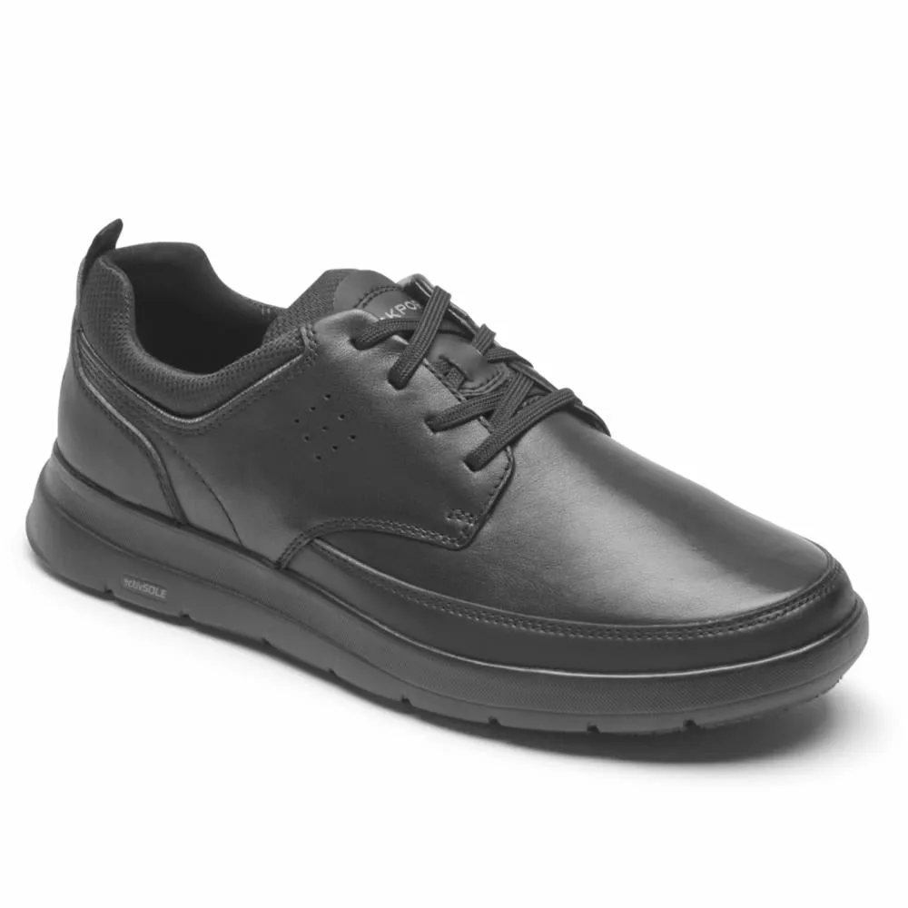 Rockport Men TF M CAYDEN CAYDEN PLAIN TOE BLACK LEA sold by Rockport