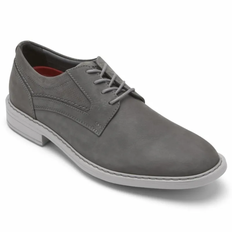 Rockport Men TANNER PLAIN TOE STEEL GREY sold by Rockport