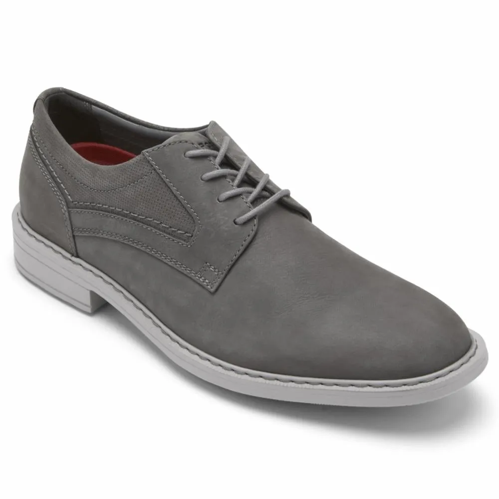 Rockport Men TANNER PLAIN TOE STEEL GREY sold by Rockport
