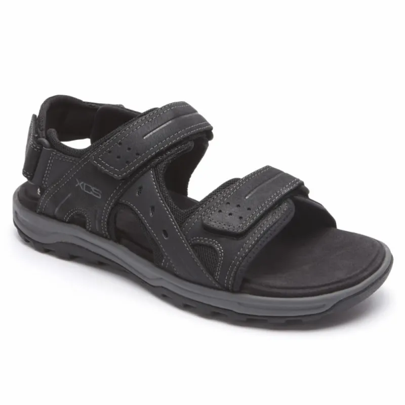 Rockport Men TRAIL TECHNIQUE SANDAL ADJUSTABLE SANDAL BLACK sold by Rockport