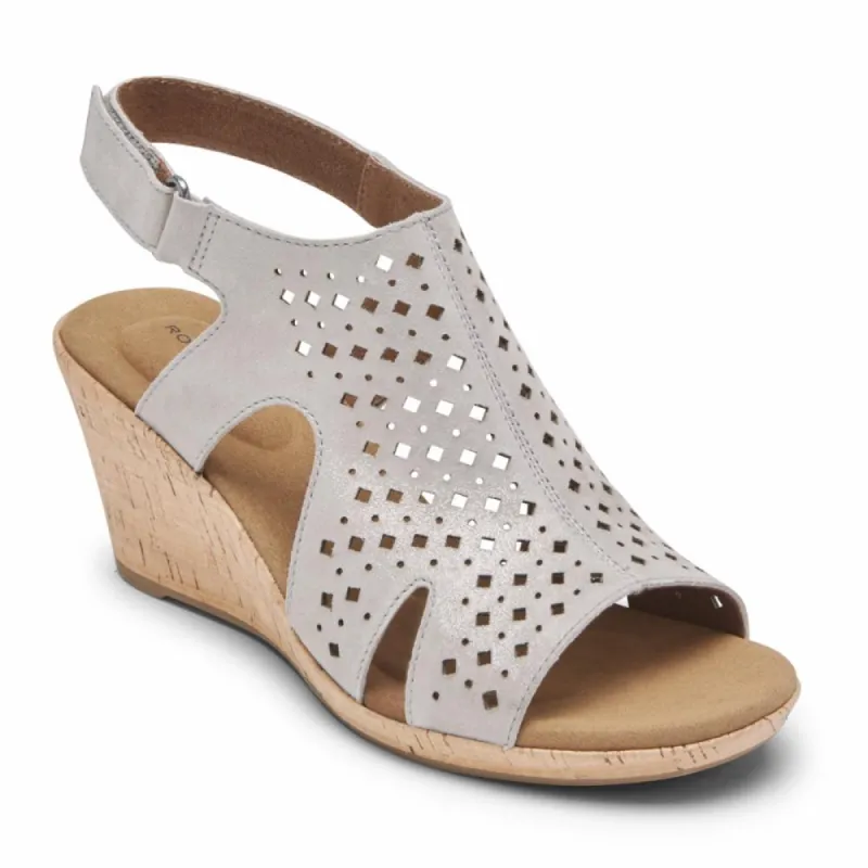 Rockport Women BRIAH HOOD SLING METALLIC KHAKI sold by Rockport