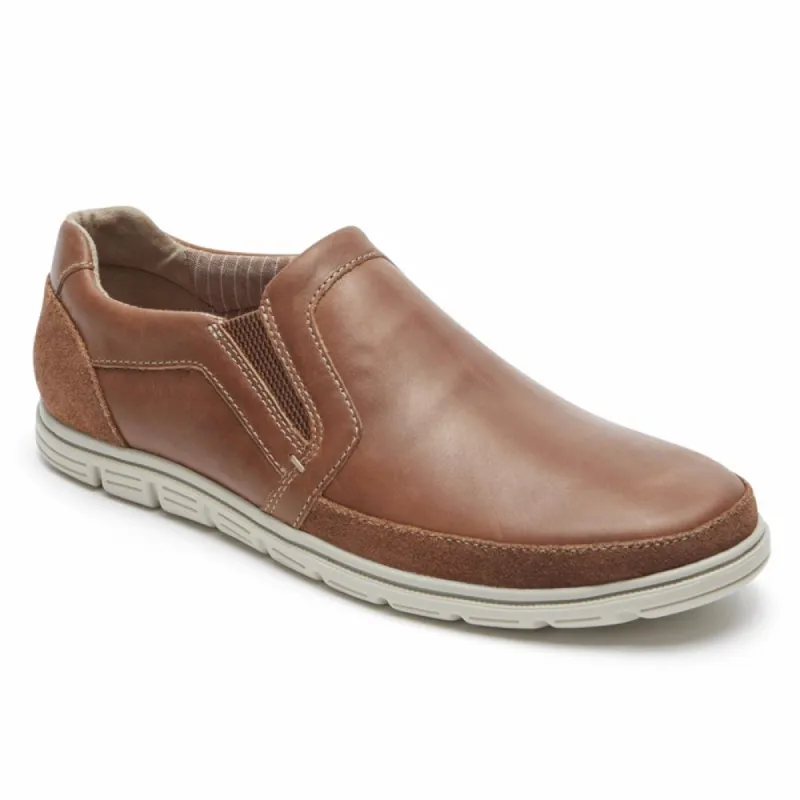 Rockport Men BOWMAN DBLE GORE SO BOSTON/TAN LEATHER sold by Rockport