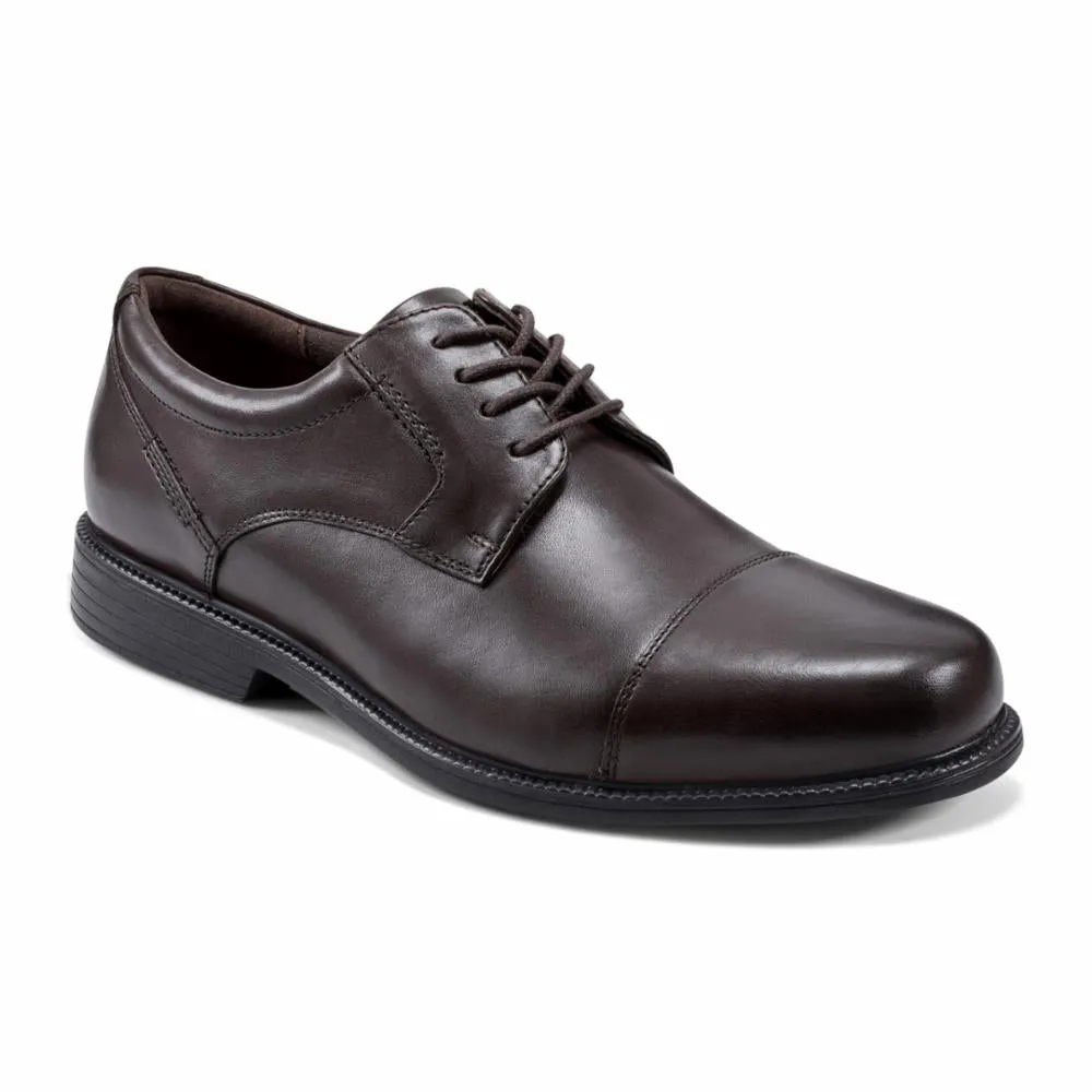Rockport Men CHARLES ROAD CAPTOE DARK BROWN sold by Rockport