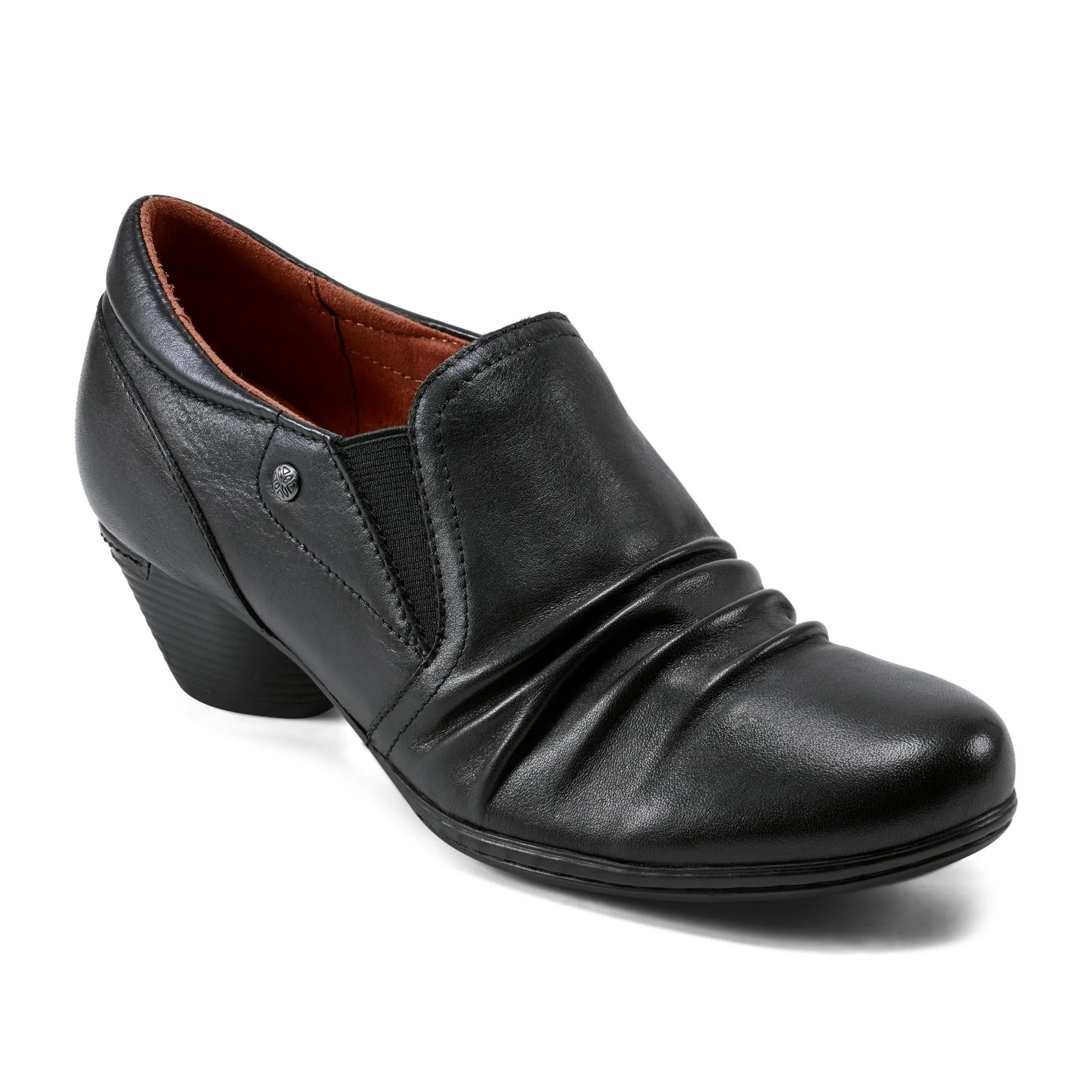 Cobb Hill LUCY CASUAL BLACK/BLACK/BURNISH NAPPA (GR) sold by Rockport