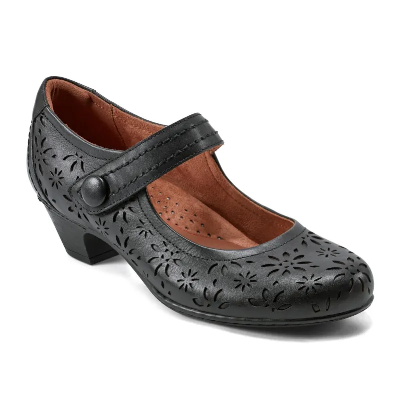 Cobb Hill  ALESIA DETAILED BLACK/BURNISH NAPPA (GR) sold by Rockport
