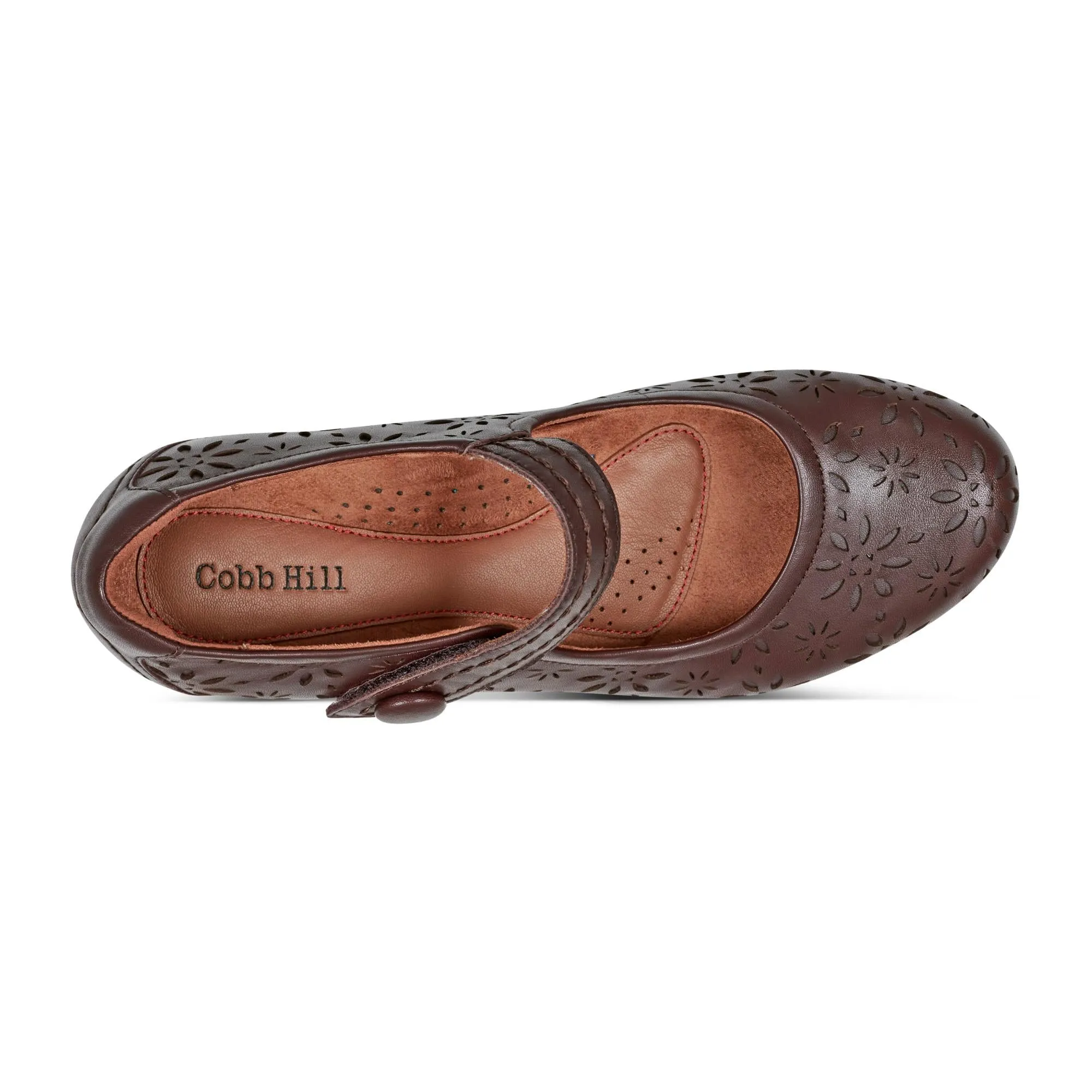 Cobb Hill ALESIA DETAILED CABERNET/BURNISH NAPPA (GR) sold by Rockport product image thumbnail 4