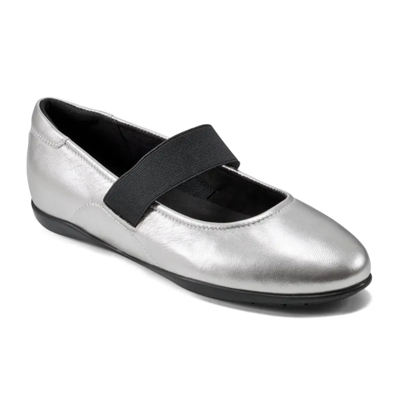 Rockport Women  AVER2 BALLET FUMO/BLACK/METALLIC CATIONIC S sold by Rockport