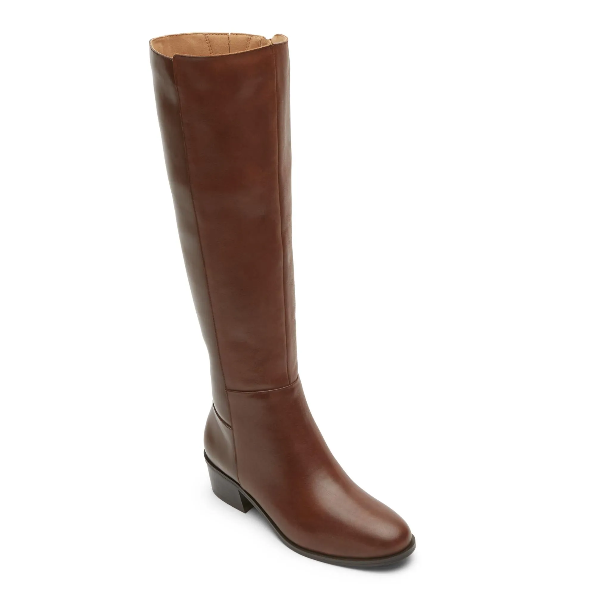 Rockport Women EVALYN TALL BOOT SADDLE LTHR sold by Rockport