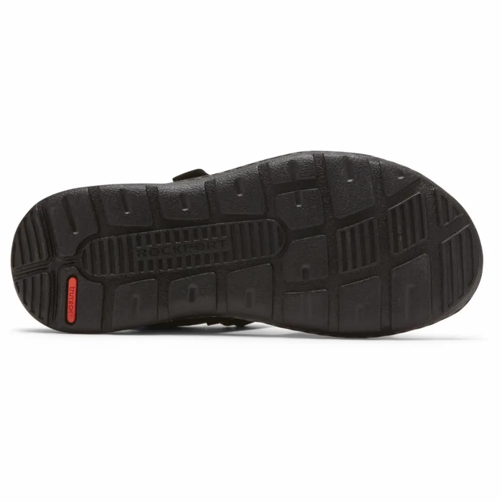 Rockport Men DARWYN QTR STRAP BLACK LEA II sold by Rockport product image thumbnail 4