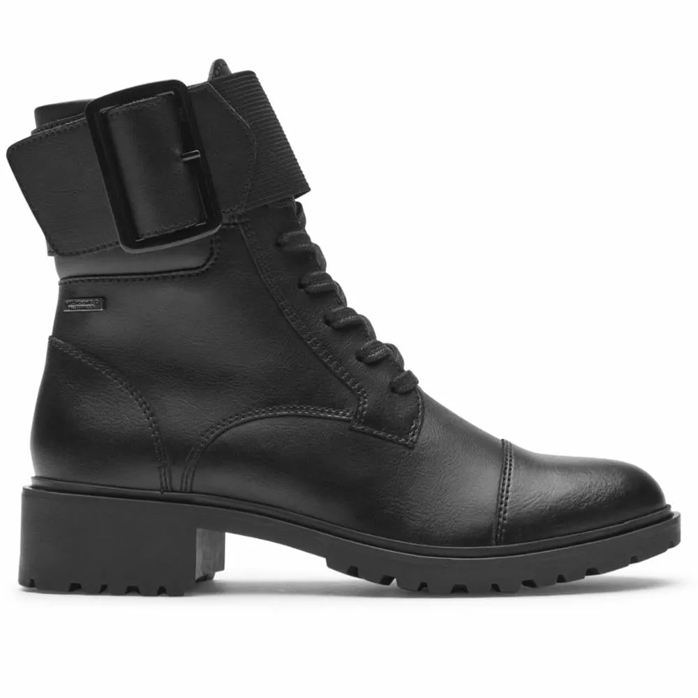 Rockport Women RYLEIGH LACE BOOT BLACK LTHR WP sold by Rockport product image thumbnail 2