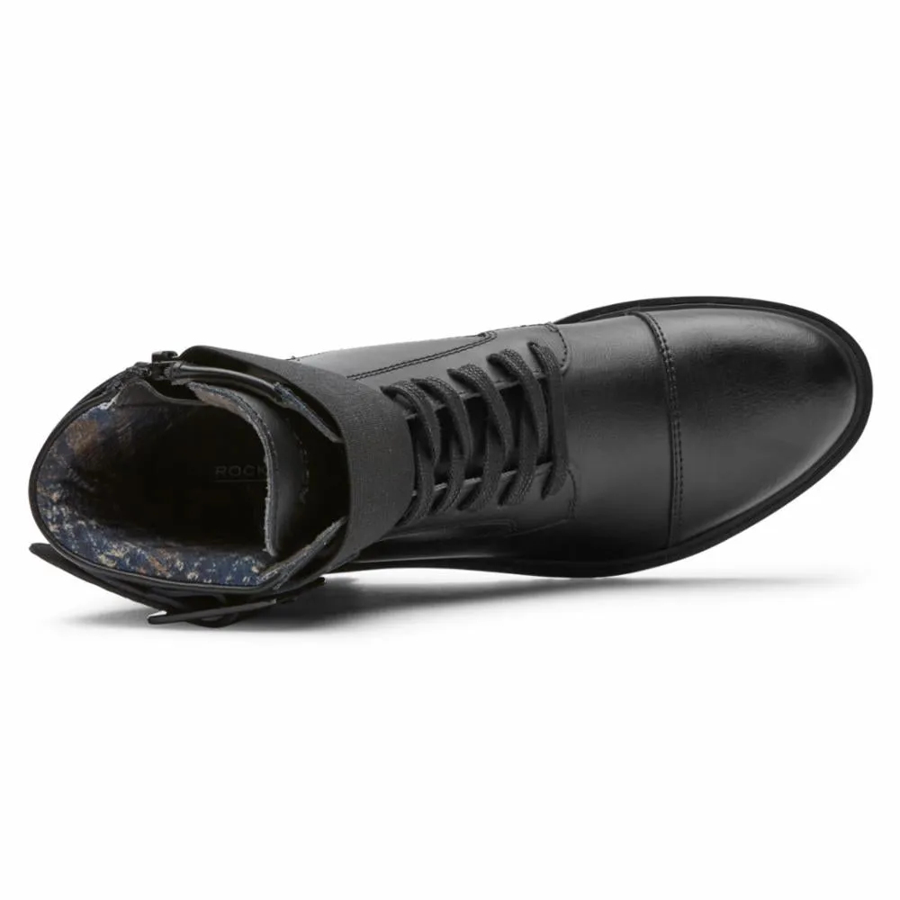 Rockport Women RYLEIGH LACE BOOT BLACK LTHR WP sold by Rockport product image thumbnail 3