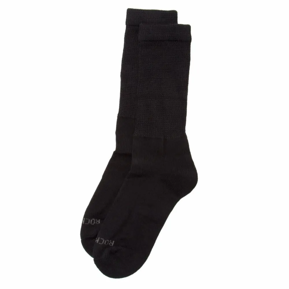 Rockport Men SOCKS DIABETIC CREW FITS 6-11 BLACK sold by Rockport