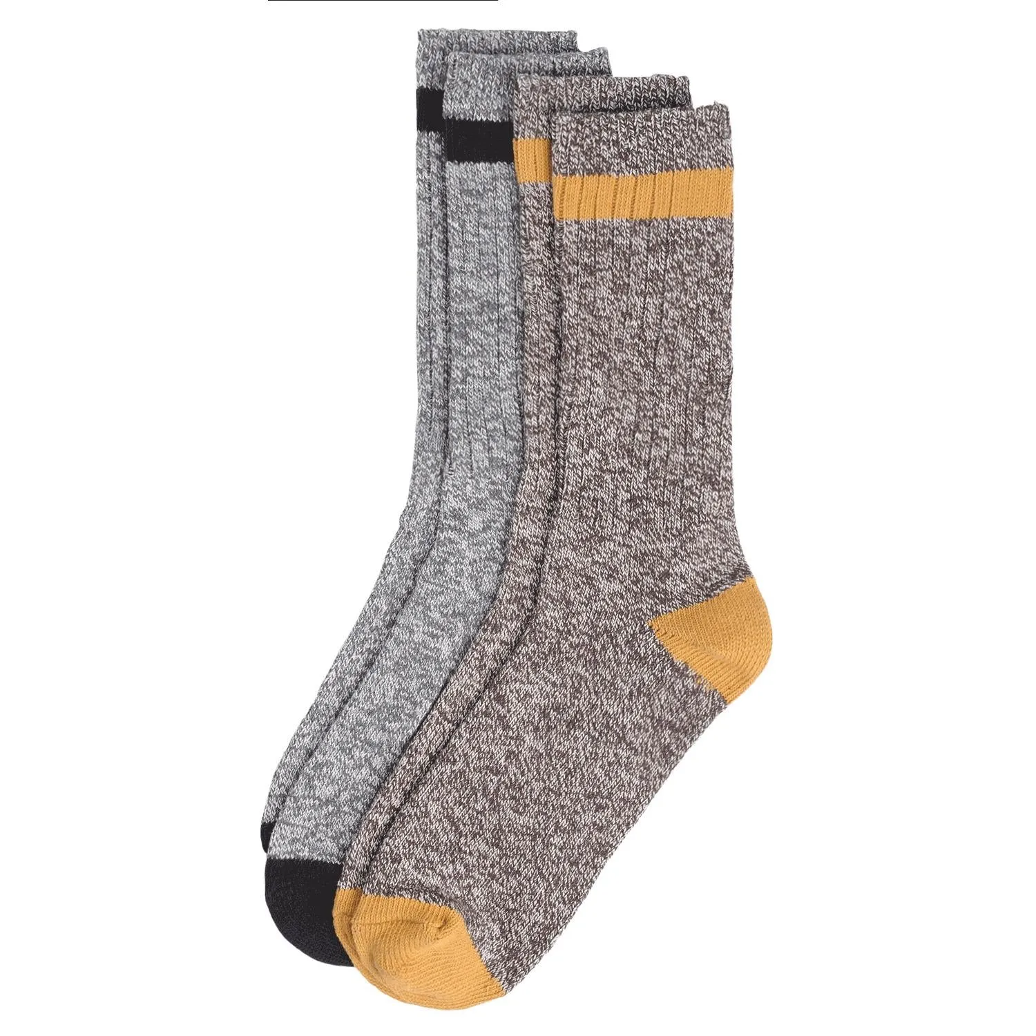 Rockport Men SOCKS MARLED CREW WITH TIPPING FITS 9-11 ASST sold by Rockport