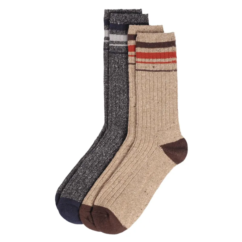 Rockport Men SOCKS VARSITY STRIPE CREW FITS 9-11 ASST sold by Rockport