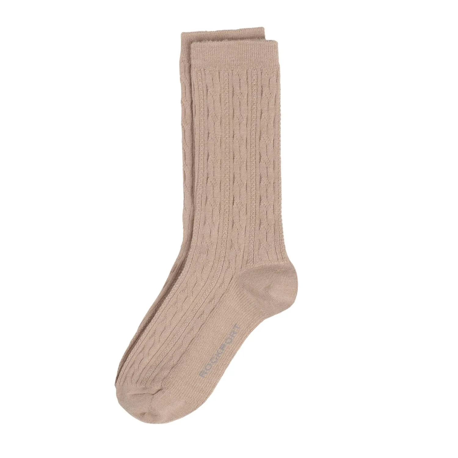 Rockport Men SOCKS WOO LBLEND CABLE KNIT CR FITS 6-11 OTML HTHR sold by Rockport