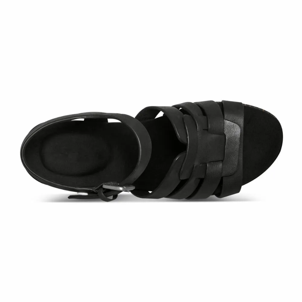 Rockport Women BESSA WEDGE BLACK/TRIVERIO LEATHER GR sold by Rockport product image thumbnail 3