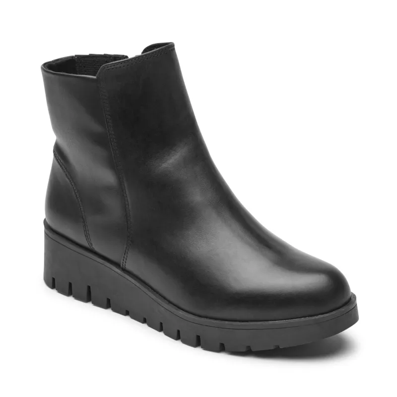 Rockport Women DANIA DANIA BOOTIE BLACK LTHR sold by Rockport