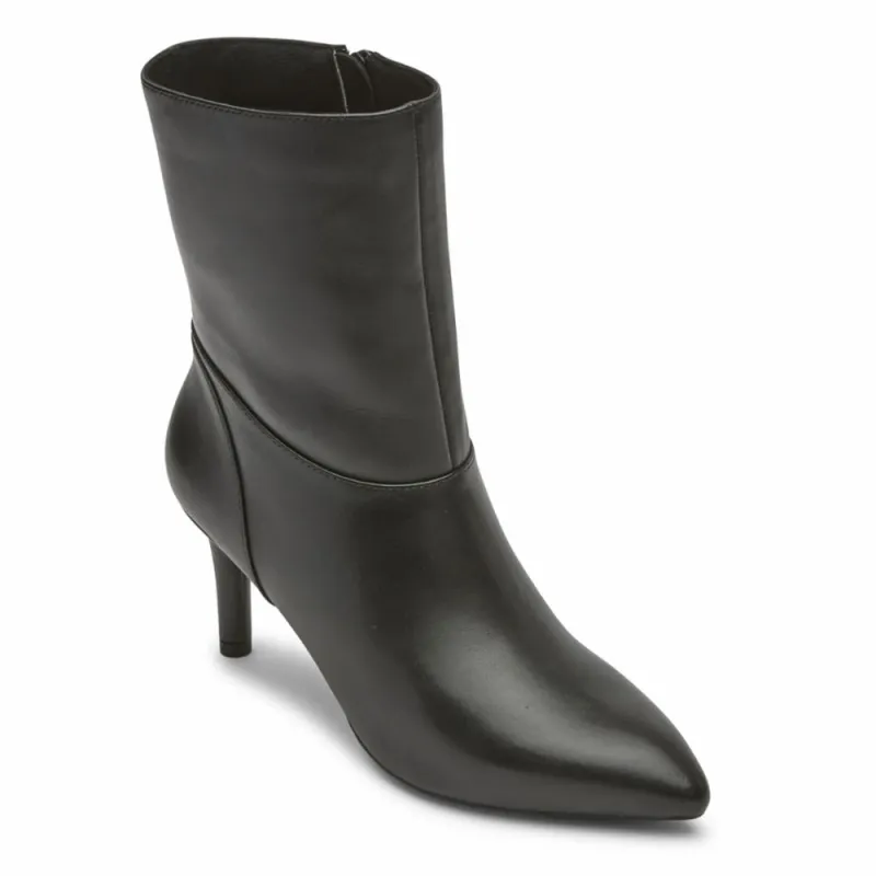 Rockport Women CHALINA MID BOOT BLACK LTHR sold by Rockport