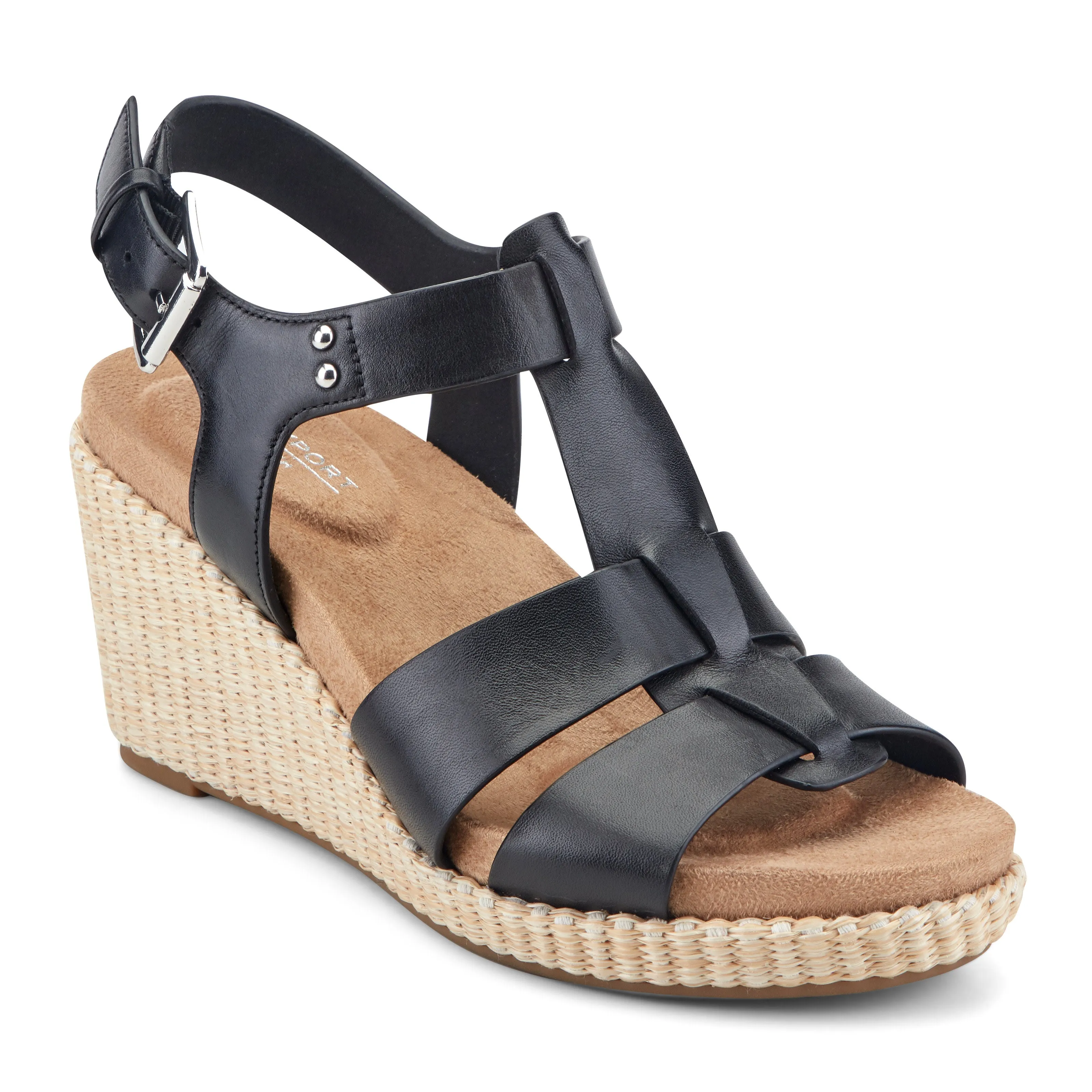 ROCKPORT WOMEN BELLE SANDAL BLACK sold by Rockport