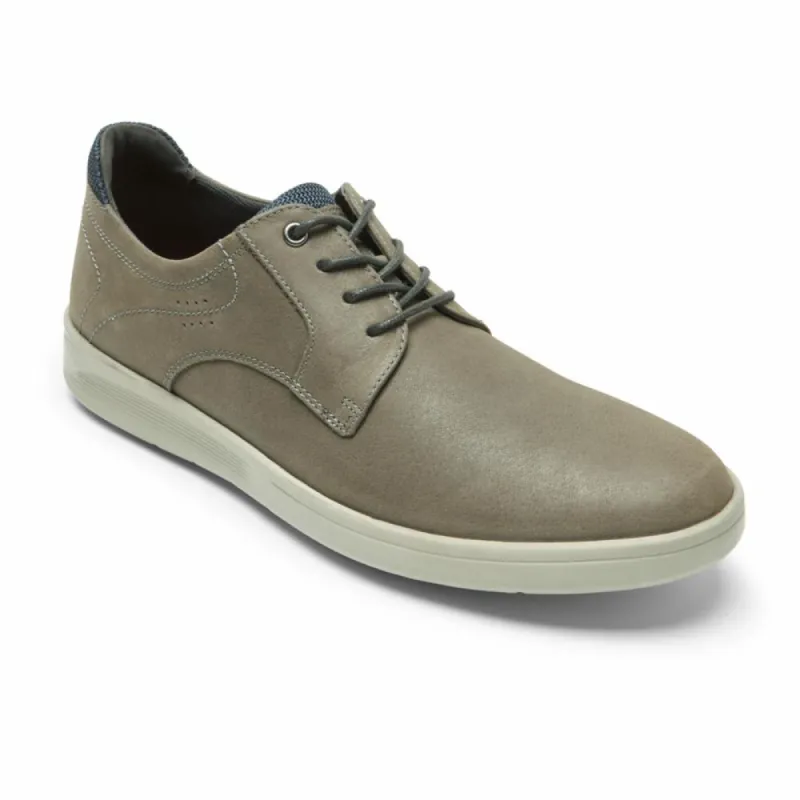Rockport Men CALDWELL PLAINTOE OX GREY LEA sold by Rockport