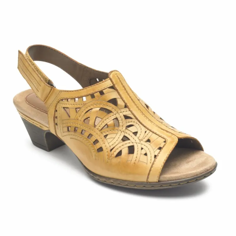 Cobb Hill ABBOTT HI VAMP SLG YELLOW/LEATHER sold by Rockport
